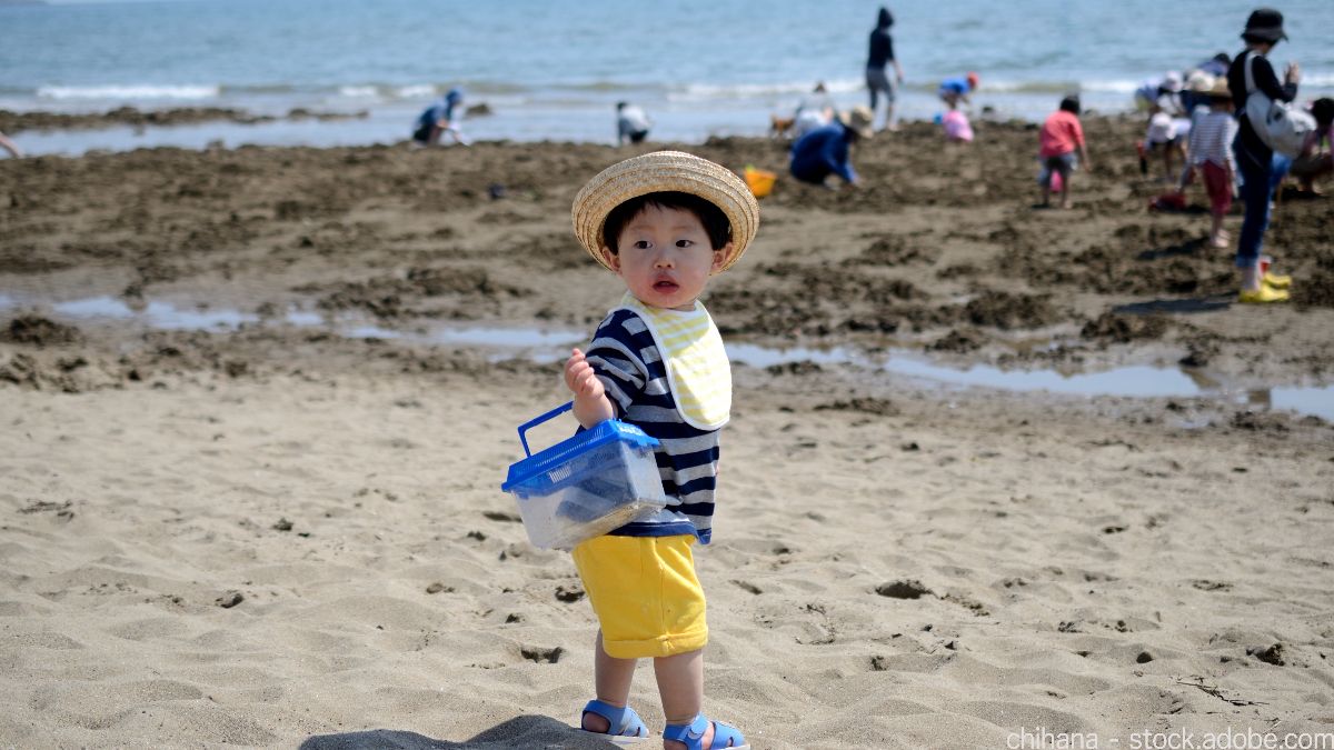 潮干狩り 3歳 トップ 靴