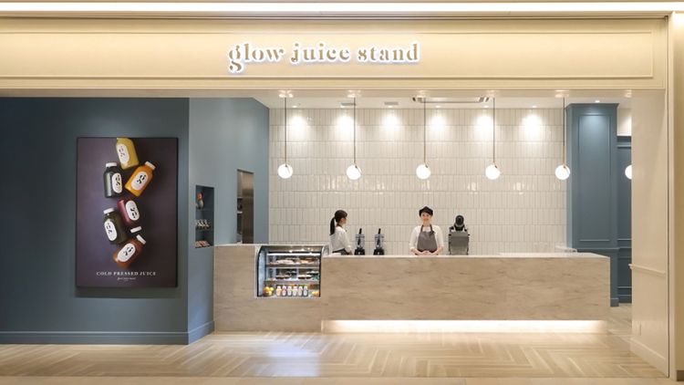 キレイとヘルシーをつくる『食』のコンセプトカフェ「glow juice stand