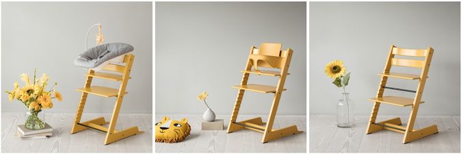 ストッケから「トリップ トラップ」の新色サンフラワーイエローが発売