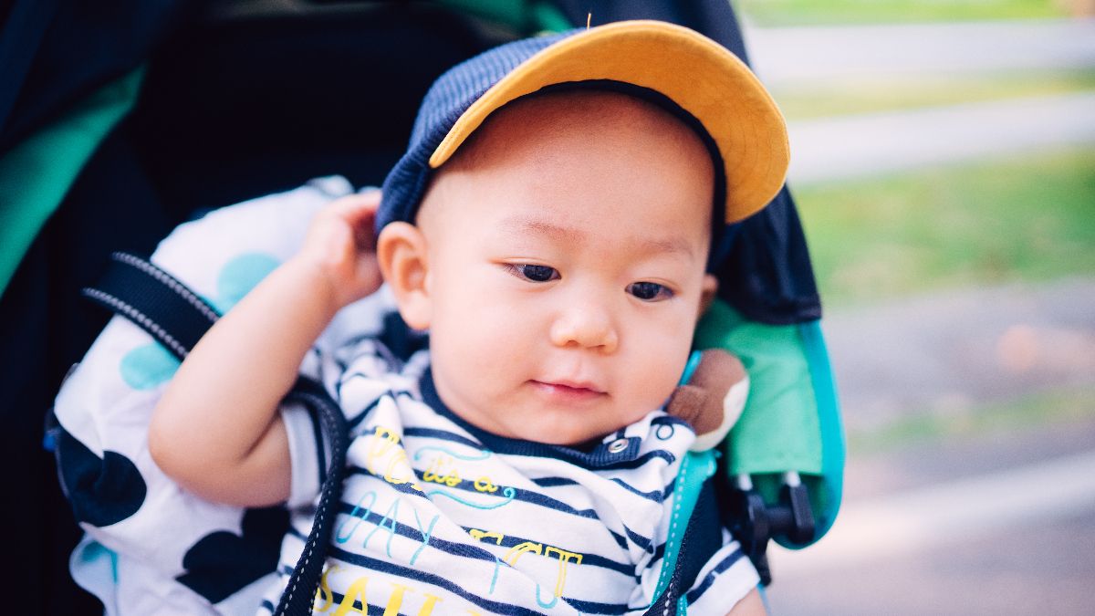 幼稚園 ストア ベビーカー登園