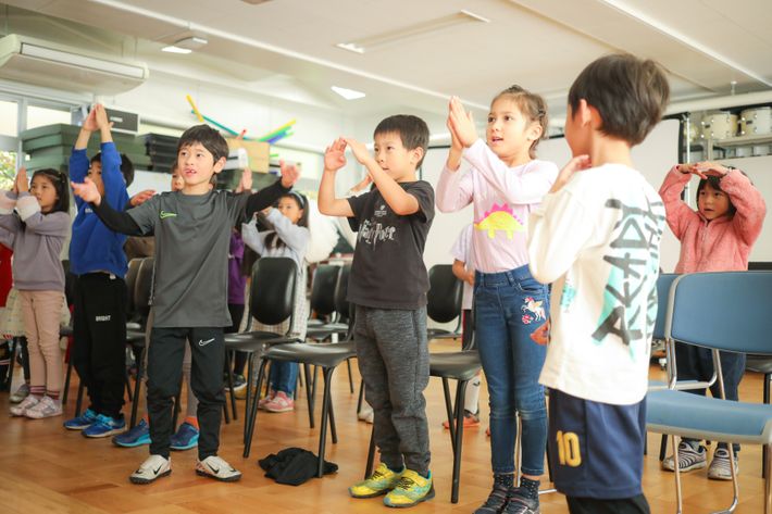 アオバ・ジャパンインターナショナルスクールの音楽授業