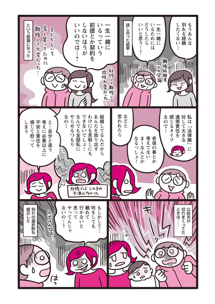 水谷さるころ,事実婚,夫婦別姓